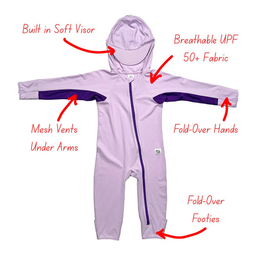 Baby and Toddler UPF 50+ Sun Protective Onesie